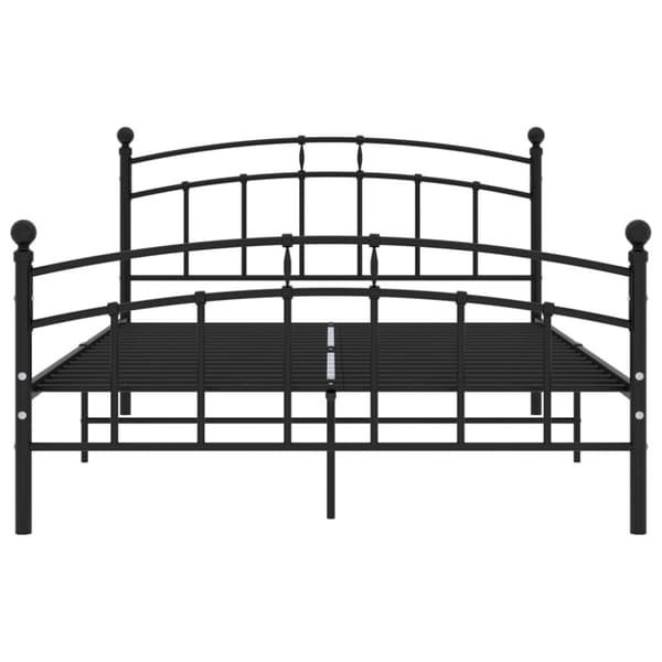 sengestel 200x200 cm metal sort