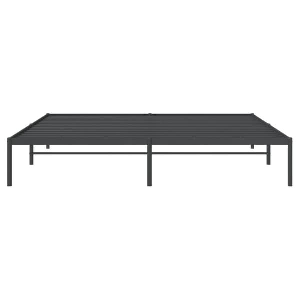 sengeramme 200x200 cm metal sort