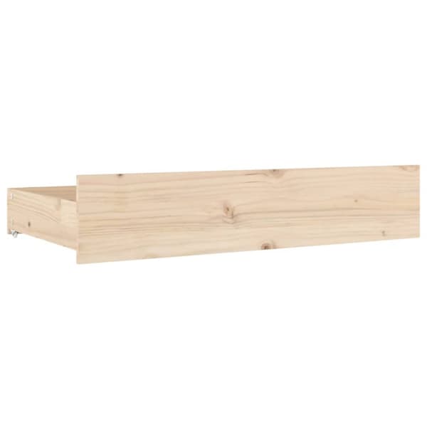 sengeramme med skuffer 200x200 cm