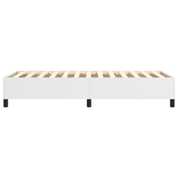 sengeramme 90x200 cm kunstlæder hvid