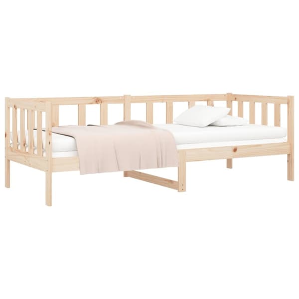 Dagbädd utan madrass 90x190 cm massiv furu