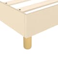 Miniatyrbillede 7 af 10: kontinentalseng 100x200 cm stof cremefarvet