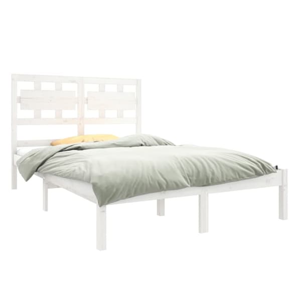 sengeramme 120x190 cm Small Double massivt træ hvid