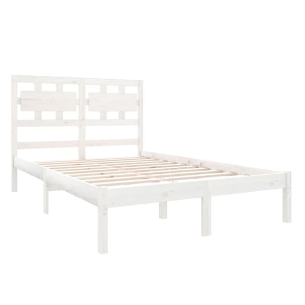 sengeramme 120x190 cm Small Double massivt træ hvid