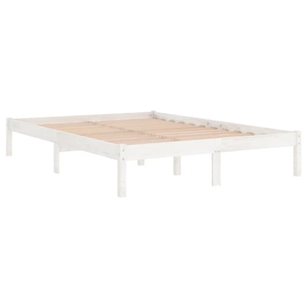 sengeramme 120x190 cm Small Double massivt træ hvid