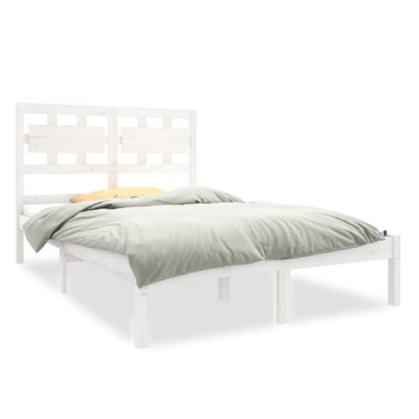sengeramme 120x190 cm Small Double massivt træ hvid