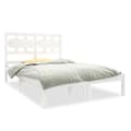 Miniatyrbillede 2 af 8: sengeramme 120x190 cm Small Double massivt træ hvid