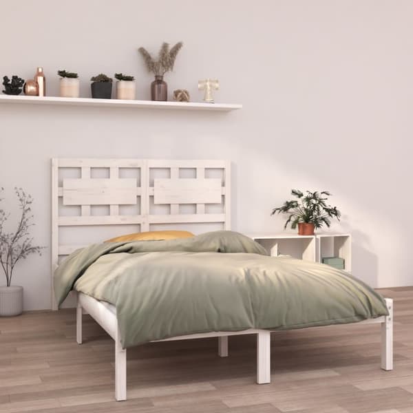 sengeramme 120x190 cm Small Double massivt træ hvid