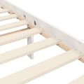 Miniatyrbillede 10 af 10: sengeramme med sengegavl 140x190 cm massivt træ hvid