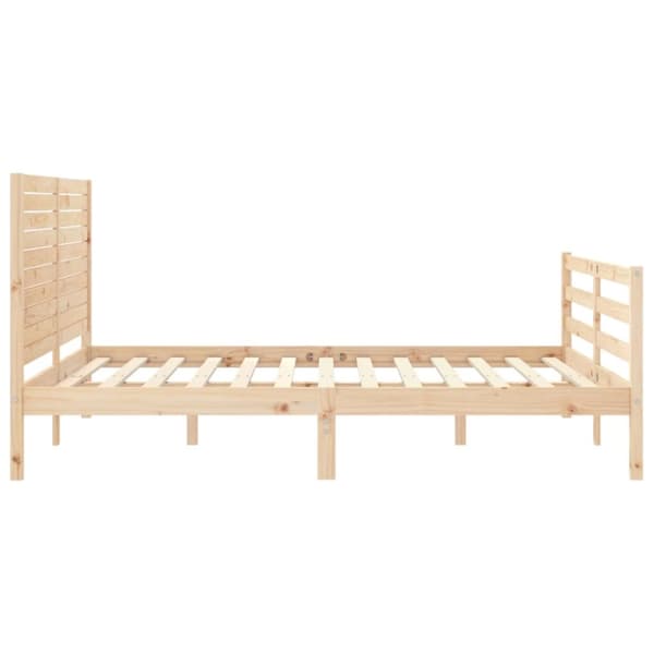 Sängynrunko päädyllä King Size täysi puu