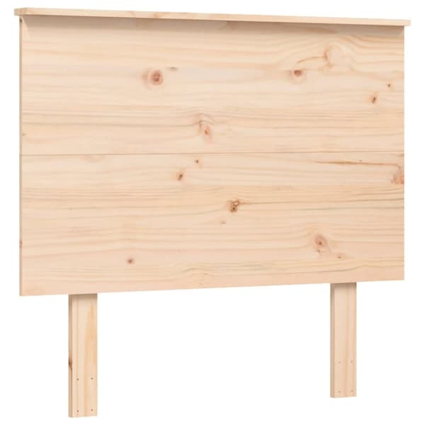 seniorseng med sengegavl 100x200 cm massivt træ