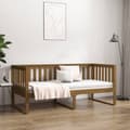 Miniatyrbillede 4 af 10: daybed 100x200 cm massivt fyrretræ gyldenbrun