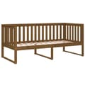 Miniatyrbillede 7 af 10: daybed 100x200 cm massivt fyrretræ gyldenbrun