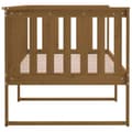 Miniatyrbillede 9 af 10: daybed 100x200 cm massivt fyrretræ gyldenbrun