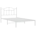 Miniatyrbillede 4 af 9: sengeramme med sengegavl 107x203 cm metal hvid