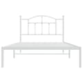 Miniatyrbillede 5 af 9: sengeramme med sengegavl 107x203 cm metal hvid