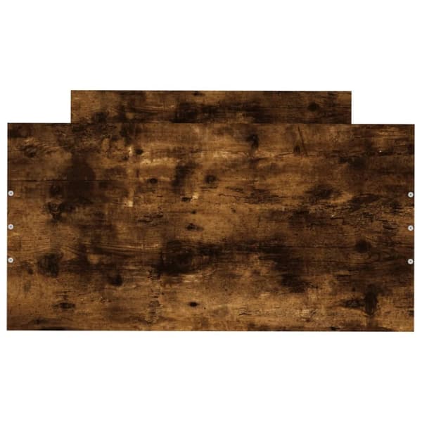 sengeramme 75x190 cm uden madras konstrueret træ røget eg