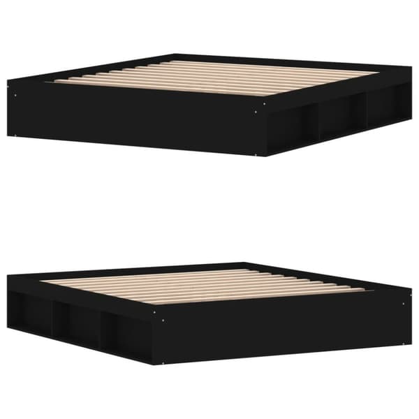 sengeramme 180x200 cm sort