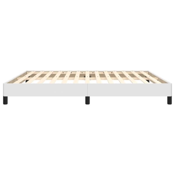 sengeramme 180x200 cm kunstlæder hvid
