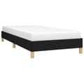 Miniatyrbillede 3 af 9: sengeramme 100x200 cm stof sort