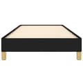 Miniatyrbillede 5 af 9: sengeramme 100x200 cm stof sort