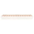 Miniatyrbillede 8 af 10: sengeramme med LED-lys 90x190 cm Single massivt træ hvid