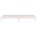 Miniatyrbillede 5 af 8: sengeramme 100x200 cm massivt fyrretræ hvid