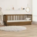 Miniatyrbillede 4 af 10: daybed 75x190 cm massivt fyrretræ gyldenbrun
