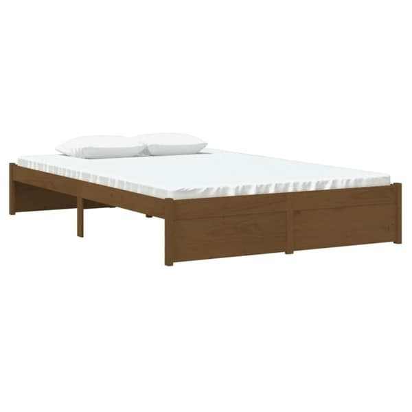 sengeramme 120x190 cm Small Double massivt træ gyldenbrun