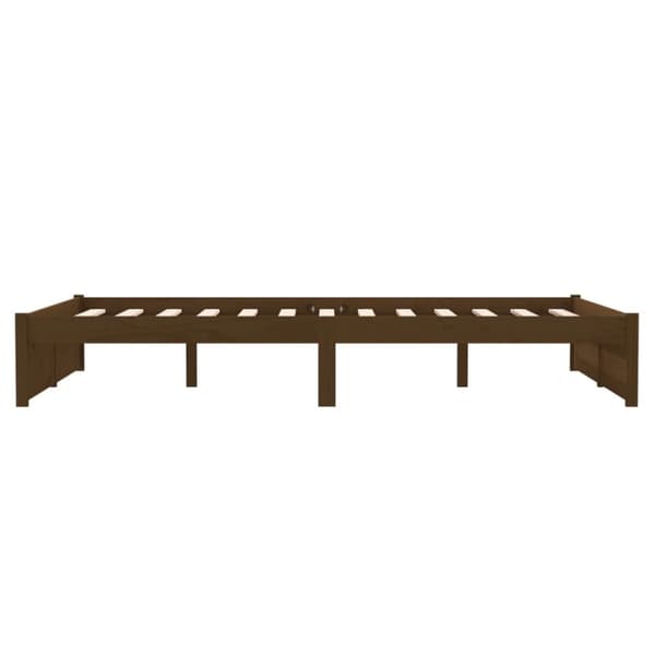 sengeramme 120x190 cm Small Double massivt træ gyldenbrun