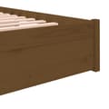 Miniatyrbillede 7 af 10: sengeramme 120x190 cm Small Double massivt træ gyldenbrun