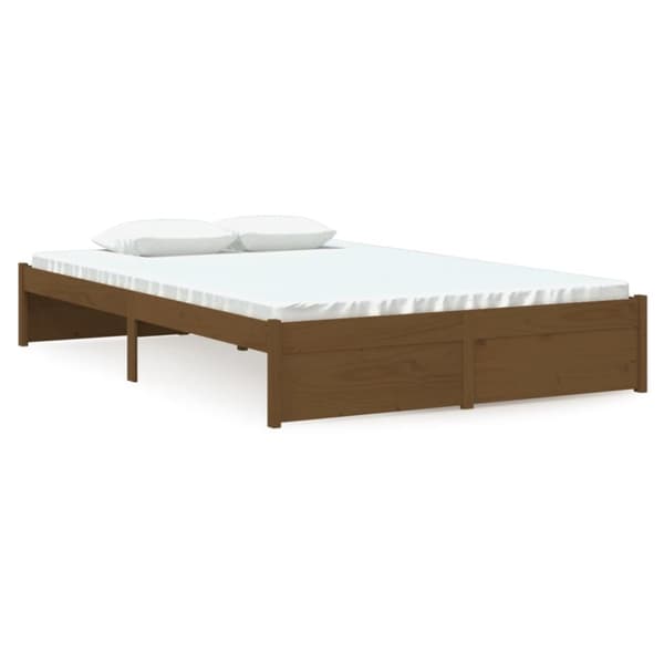sengeramme 120x190 cm Small Double massivt træ gyldenbrun