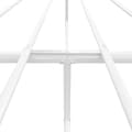 Miniatyrbillede 8 af 9: sengeramme med sengegavl 183x213 cm metal hvid