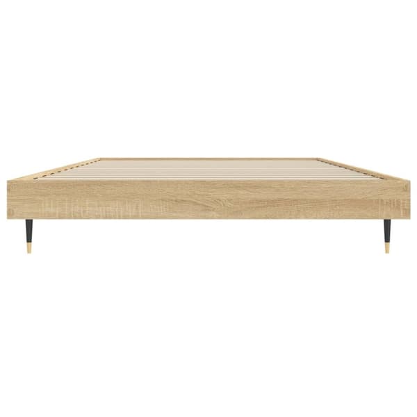 sengeramme 100x200 cm uden madras konstrueret træ sonoma-eg