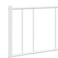 Miniatyrbillede 9 af 10: sengeramme med sengegavl 150x200 cm metal hvid