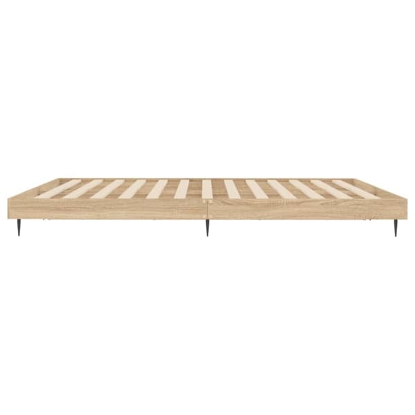 sengestel 180x200 cm konstrueret træ sonoma-eg
