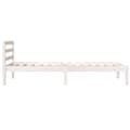 Miniatyrbillede 5 af 8: sengeramme 75x190 cm Small Single massivt fyrretræ hvid