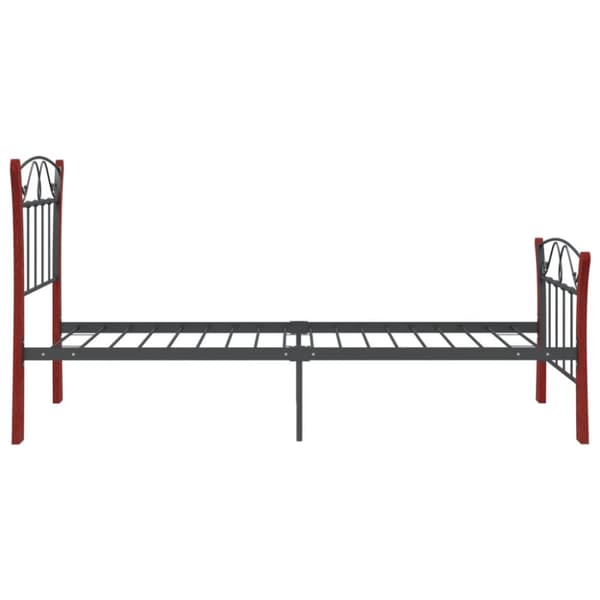 sengeramme 90x200 cm metal sort