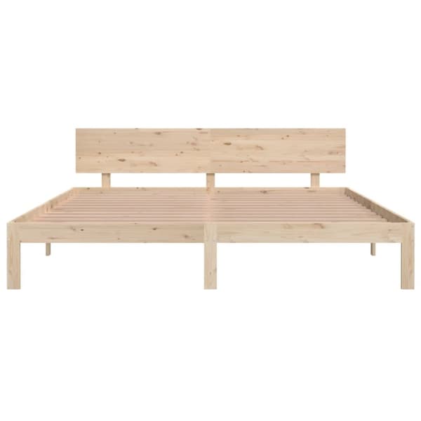 sengeramme 180x200 cm massivt fyrretræ