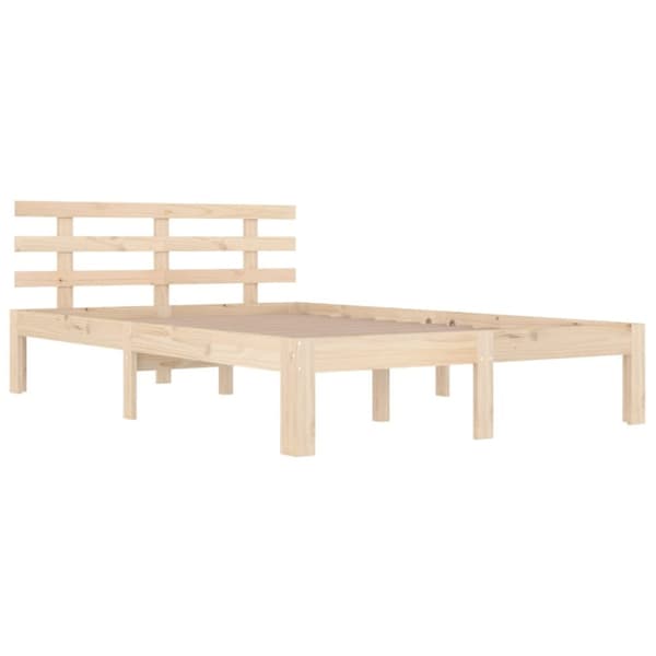 sengeramme uden madras 120x200 cm massivt træ
