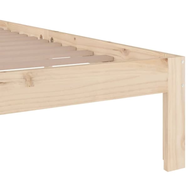 sengeramme uden madras 120x200 cm massivt træ