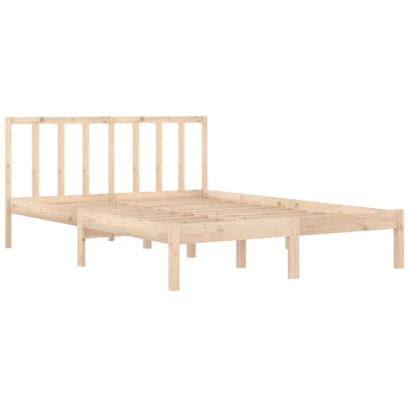 sengeramme 120x190 cm massivt fyrretræ