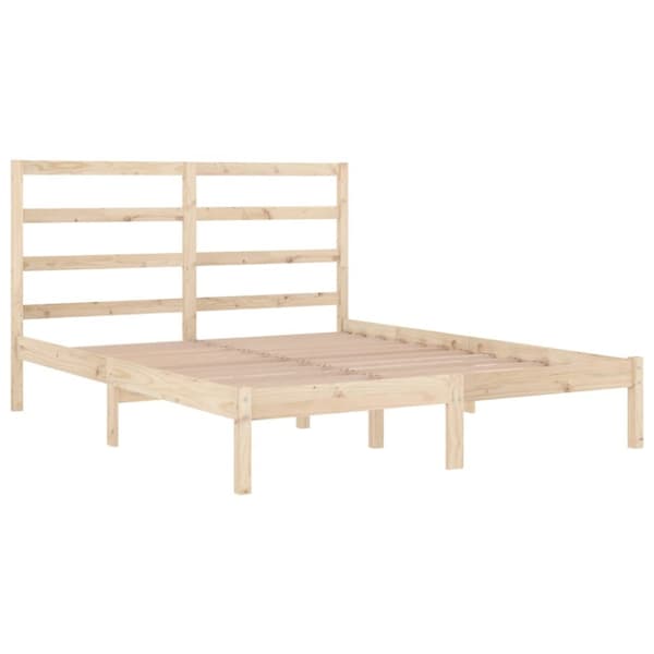 sengeramme 120x200 cm massivt fyrretræ