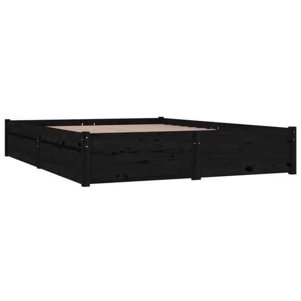 sengeramme med skuffer 120x190 cm Small Double sort