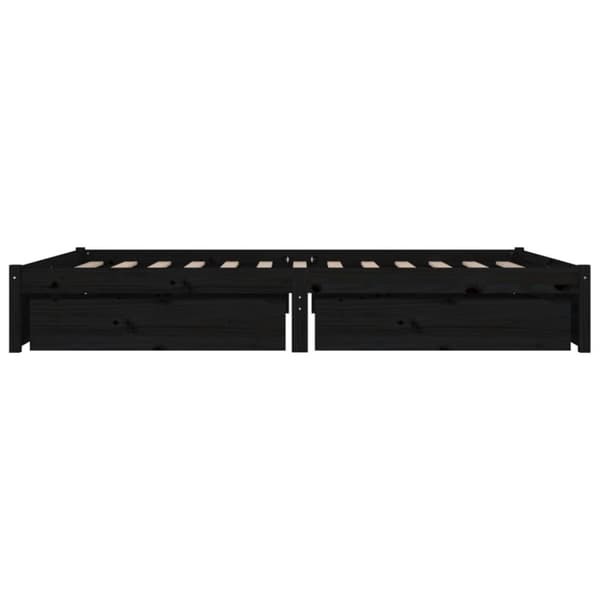 sengeramme med skuffer 120x190 cm Small Double sort