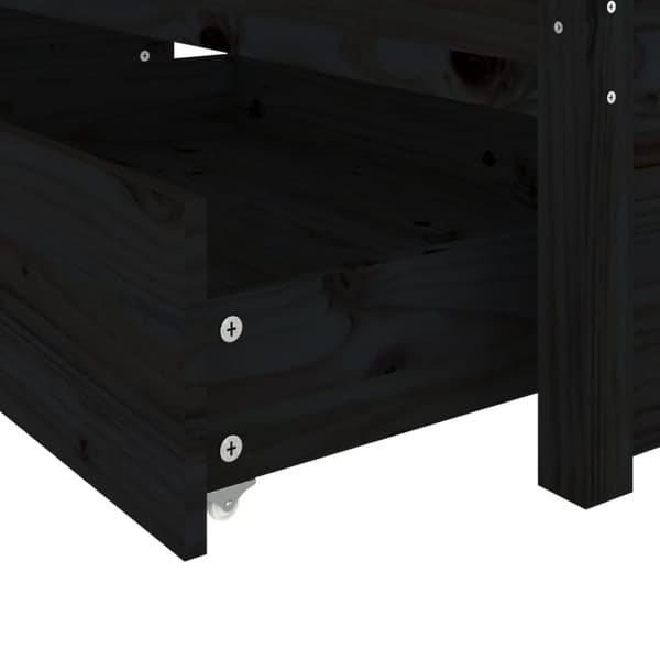 sengeramme med skuffer 120x190 cm Small Double sort