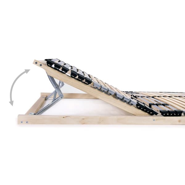 lamelbunde til seng 2 stk. 42 lameller 7 zoner 80 x 200 cm