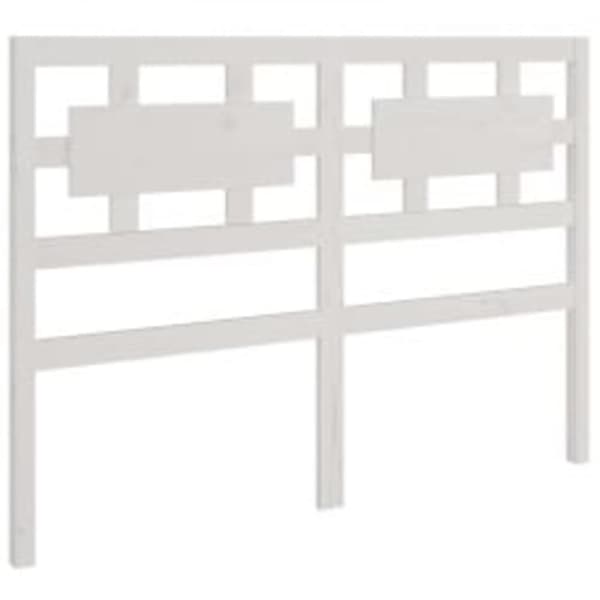 sengeramme 120x200 cm massivt træ hvid