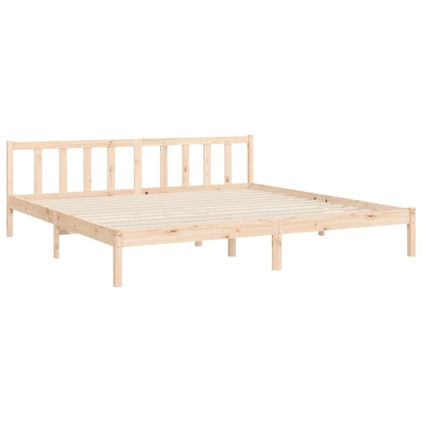 sengeramme med sengegavl Super King Size massivt træ