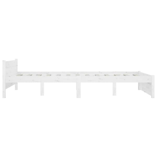 sengeramme med skuffer 150x200 cm King Size hvid